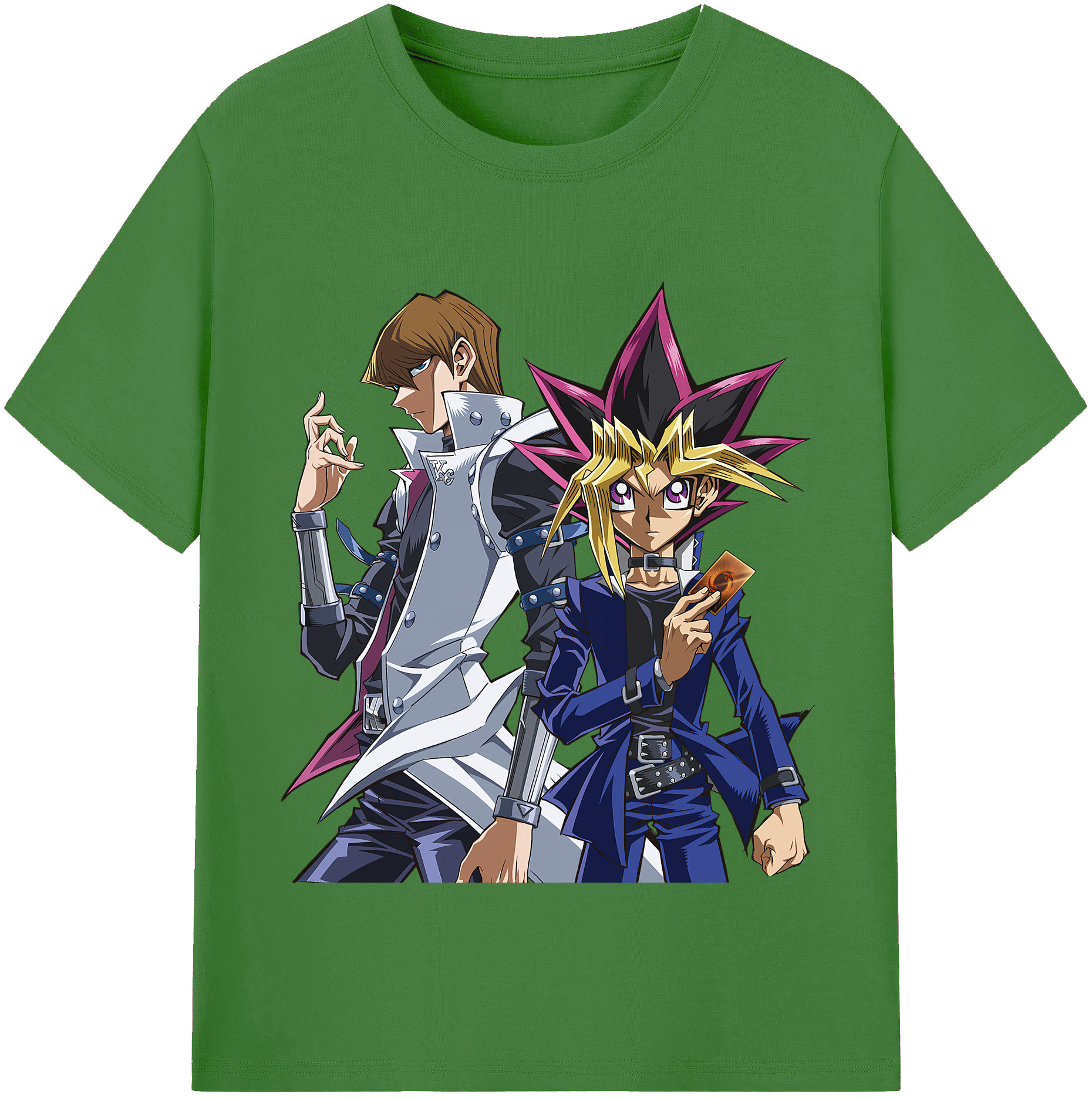 （画像用） 遊☆戯☆王 Yu-Gi-Oh! レディースカジュアルプリントTシャツ（綿100％）
